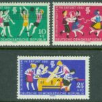 DDR – M  827-829 Pionjärträff i Erfurt, 3 kpl **