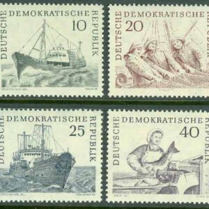 DDR – M  817-820 Djuphavsfiske 4 kpl **