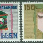 Nederlländska Antillerna – M  415-416 Postsparkassan 50 år, 2 kpl **