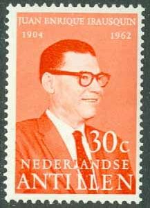 Nederländska Antillerna – M  249 J. E. Irausquin (1904-1962), politiker. 1 kpl **
