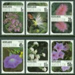 Nederländska Antillerna – M  569-574 Blommor, 6 kpl **