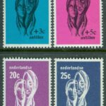 Nederländska Antillerna – M  179-180 Social och kulturell välfärd, 3 kpl **