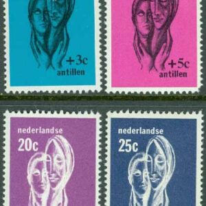 Nederländska Antillerna – M  179-180 Social och kulturell välfärd, 3 kpl ** kt