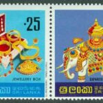 Sri Lanka – M  471-474 Konsthantverk, 4 kpl **