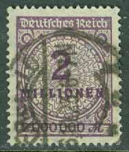Deutsches Reich – M  315 A Siffertyp. 2 Mio stpl