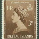 Tokelau – M    4 Drottning Elisabeth II`s kröning, 1 kpl *