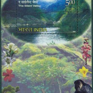 Indien – M 2434 (BL 74) Nationalparken Silent Valley, block kpl **