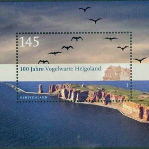 Tyskland – M 2792 (BL 77) Helgolands fågelobservatorium 100 år, block kpl **