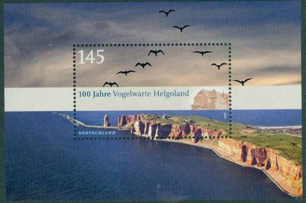 Tyskland - M 2792 (BL 77) Helgolands fågelobservatorium 100 år, block kpl **
