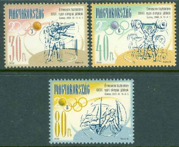 Ungern - M 4638-4640 OS i Sydney 2000, 3 kpl **