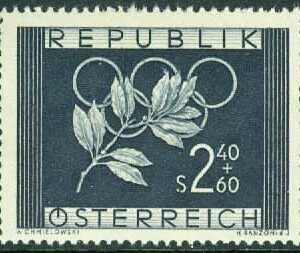 Österrike – M  969 OS i Osla och Helsingfors 1952, 1 kpl **