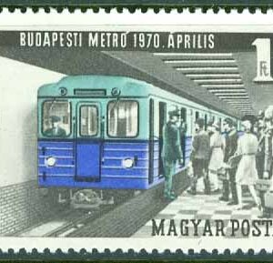 Ungern – M 2577 A Ny tunnelbanelinje i Budapest, 1 kpl **