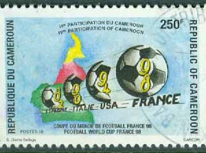 Kamerun – M 1235 Kamerun i VM i fotboll 1998i Frankrike, 250 Fr stpl