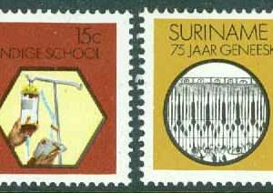 Surinam – M  671-672 Läkarhögskolan 75 år, 2 kpl **