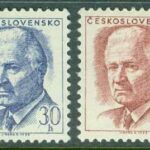 Tjeckoslovakien – M 1787-1788 President Svoboda, 2 kpl **