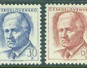 Tjeckoslovakien – M 1787-1788 President Svoboda, 2 kpl **
