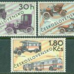 Tjeckoslovakien – M 1866-1868 Bilar, 3 kpl **