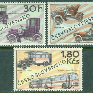 Tjeckoslovakien – M 1866-1868 Bilar, 3 kpl **