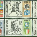 Tjeckoslovakien – M 1958-1963 VM i Fotboll i Mexico 1970, 6 kpl **