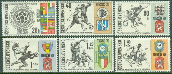 Tjeckoslovakien - M 1958-1963 VM i Fotboll i Mexico 1970, 6 kpl **
