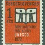 Tjeckoslovakien – M 2058 Internationella bokåret 1972, 1 kpl **