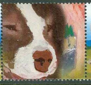 Bosnien-Hercegovina Serb. Rep – M  401-404 Hundar, 5-strip kpl **