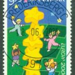 Danmark – F 1277 Europa 2000 – Barn och stjärnor, 1 kpl stpl