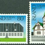 Island – F  567-568 Europa 1978 – Monumentalbyggnader, 2 kpl **