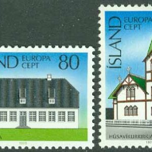 Island – F  567-568 Europa 1978 – Monumentalbyggnader, 2 kpl **