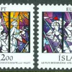 Island – F  702-703 Europa 1987 – Modern konst i arkitekturen, 2 kpl **