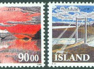 Island – F  817-818 Broar II, 2 kpl **