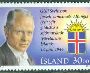 Island – F  842 Republiken Island 50 år, 1 kpl **