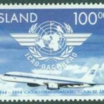 Island – F  850 ICAO 50 år, 1 kpl **