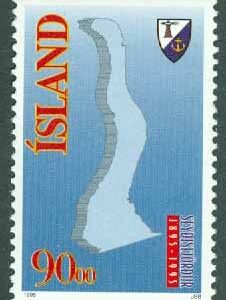 Island – F  854 Seyðisfjörður 100 år, 1 kpl **