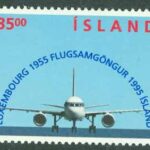 Island – F  867 Flygtrafik Island – Luxemburg, 1 kpl **