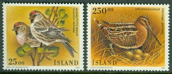 Island - F  868-869 Fåglar VII, 2 kpl **