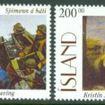 Island – F  877-878 Målningar, 2 kpl **