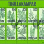 Färöarna – F  649-658 (BL 38) Trollakampar, block kpl stpl