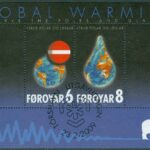 Färöarna – F  667-668 (BL 40) Global uppvärmning, block kpl stpl