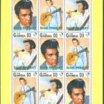 Gambia – M 1475-1477 Elvis Presley död 15 år, miniark kpl **