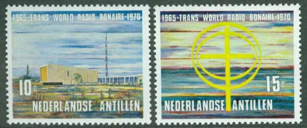 Nederländska Antillerna - M  215-216 "Trans World Radio" 5 år, 2 kpl **