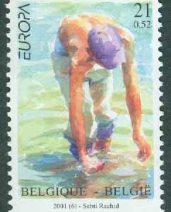 Belgien – M 3039 Europa 2001 – Livgivande vatten, 1 kpl **