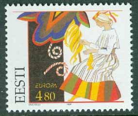Estland – M  301 Europa 1997 – Sagor och legender, 1 kpl **
