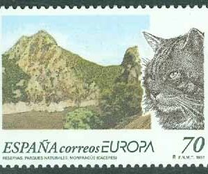 Spanien – M 3462 Europa 1999 – Natur- och nationalparker, 1 kpl **