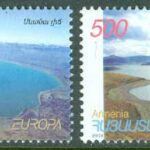 Armenien – M  431-432 Europa 2001 – Livgivande vatten, 2 kpl **