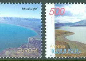 Armenien – M  431-432 Europa 2001 – Livgivande vatten, 2 kpl **