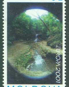 Moldavien – M  388 Europa 2001 – Livgivande vatten, 2 kpl **