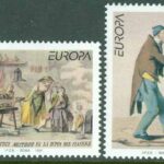 Italien – M 2496-2497 Europa 1997 – Sagor och legender, 2 kpl **