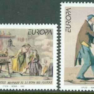 Italien – M 2496-2497 Europa 1997 – Sagor och legender, 2 kpl **