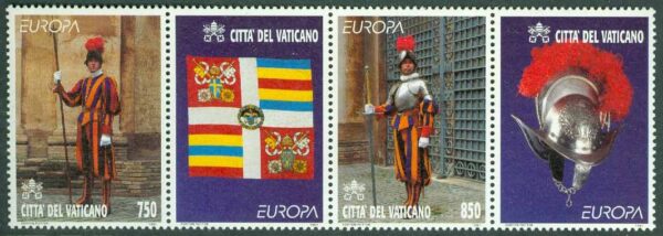 Vatikanen - M 1207-1208 Europa 1997 - Sagor och legender, 4-strip kpl **